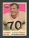 Ernie Stautner Steelers #69 1959 Topps Football Trading Card