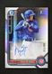 2022 Bowman Chrome Prospect Auto Refractor #CPA-PA Pablo Aliendo /499 - Cubs