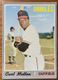 Curt Motton 1970 Topps #261 - VG-EX - Baltimore Orioles