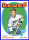 1971-72 O-Pee-Chee OPC Set Break Gary Sabourin St. Louis Blues #13