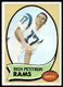 1970 Topps #203 Richie Petitbon Los Angeles Rams EX-EXMINT SET BREAK!