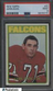 1972 Topps Football #91 John Zook PSA 9 Centered Falcons