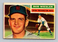 1956 Topps #327 Bob Wiesler VGEX-EX Washington Nationals Baseball Card