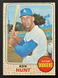 1968 Topps #15 Ron Hunt Los Angeles Dodgers NRMT-MT