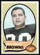 1970 Topps #143 Dick Schafrath Cleveland Browns EX-EXMINT+ SET BREAK!