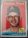 1958 Topps Baseball Preston Ward #450