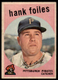 1959 Topps Hank Foiles #294 Vg