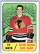 1967-68 Topps Pit Martin #116 VG Vintage Hockey Card