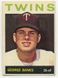 1964 Topps #223 George Banks - Minnesota Twins-Excellent Condition