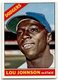 1966 Topps #13 Lou Johnson High Grade Vintage Baseball Card Los Angeles Dodgers