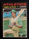 1971 Topps Baseball Card Reggie Jackson #20 BV $150 EX-EXMT Range O/C CF