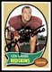 1970 Topps #124 Len Hauss Washington Redskins EX-EXMINT NO RESERVE!