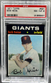 1971 Topps Baseball Bob Heise PSA 8 NM-MT San Francisco Giants Card #691