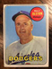 1969 WALT ALSTON Dodgers TOPPS  #24  DODGERS HOF  