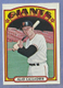 1972  TOPPS  ALAN GALLAGHER  high #693    NRMT  or better    GIANTS