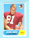 1968 TOPPS FOOTBALL #86 JACKIE SMITH ST. LOUIS CARDINALS NM/NM+ (HOF)