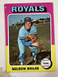 Nelson Briles Kansas City Royals 1975 Topps #495