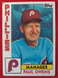 1984 Topps #229 Paul Owens Philadelphia Phillies MLB Baseball Card