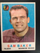 1959  Topps  Football  #175  Sam Baker     NM    (book 6.00)