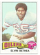 1975 Topps Elvin Bethea Houston Oilers HOF Card #385 NORTH CAROLINA A & T Cool