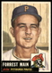 1953 Topps #198 Forrest Main Pittsburgh Pirates EX-EXMINT SET BREAK!