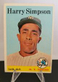 1958 Topps Baseball #299 Harry Simpson New York Yankees VG+-EX