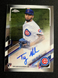 Tyson Miller 2021 Topps Chrome Rookie Autograph #RA-TMI Rookie Card