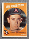 1959 Topps Baseball #51 Rip Coleman - Kansas City Athletics EX