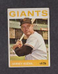 1964 Topps Baseball Card #242 Harvey Kuenn San Francisco Giants FAIR O/C Vintage