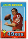 1971 Topps #100 John Brodie