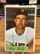 1954 Bowman #41A (.968/.960 fielding ave.), Alvin Dark, New York Giants, VG+.