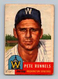 1953 Topps #219 Pete Runnels LOW GRADE Washington Senators Baseball Card