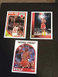 1989-90 Fleer #21 Michael Jordan CHICAGO BULLS Plus Jordan #23 & #200