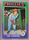 1975 Topps #94 Jim Lonborg Philadelphia Phillies Baseball Card Ex