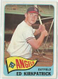 1965 Topps Baseball #393 Ed Kirkpatrick, Angels HI#