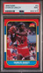 1986 FLEER BASKETBALL CARD #81 CHARLES OAKLEY CHICAGO BULLS PSA 9 MINT