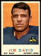 1959 Topps #143 Jim David Detroit Lions EX-EXMINT SET BREAK!