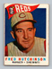 1960 Topps #219 Fred Hutchinson VGEX-EX Cincinnati Reds Manager Baseball Card