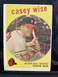 1959 TOPPS #204 CASEY WISE MILWAUKEE BRAVES BASEBALL CARD NM+