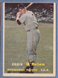 1957  TOPPS  CARL EDDIE O'BRIEN   #259  EX+  PIRATES