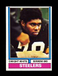 1974 TOPPS DWIGHT WHITE #246 STEELERS HOF MID TO HIGH GRADE