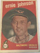 1959 Topps #279 Ernie Johnson Baltimore Orioles VERY GOOD CONDITION