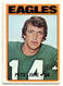 1972 Topps #228 Pete Liske Football Card - Philadelphia Eagles