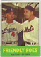 1963 TOPPS #68 DUKE SNIDER - GIL HODGES - FRIENDLY FOES