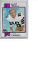 1973 Topps Hugo Hollas New Orleans Saints Football Card #51