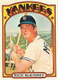 RICH MCKINNEY-THIRD BASE-N.Y. YANKEES-1972 TOPPS #619-GREAT SHAPE-HIGH NUMBER