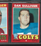 1971 Topps Football #108 Dan Sullivan, Colts NM