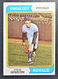 1974 Topps Baseball - Steve Mingori - Kansas City Royals #537 NM