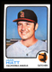 1973 TOPPS "JACK HIATT" CALIF. ANGELS #402 NM-MT (HIGH GRADE 73'S SELL OFF)