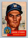 1953 Topps #89 Chuck Stobbs LOW GRADE Washington Senators Baseball Card